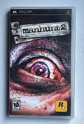 Manhunt 2 Sony PSP Playstation Portable Rock Star CIB W Manual Video Game • $49.99