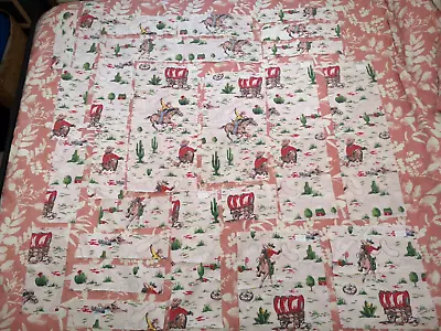 CATH KIDSTON RARE  COWBOY OLD WHITE Cotton 26 Pieces Craft Fabric Bundle • £4.99