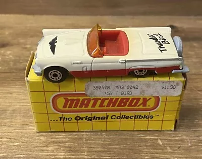 Matchbox Originals 🏁 Diecast Box #42 🚨 1957 Ford T-bird 🏁 Vtg In Og Box! • $9.99