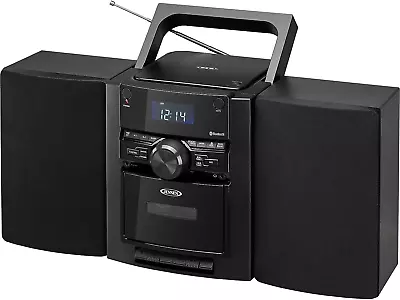 Portable Stereo Bluetooth CD Music System With Cassette And Digital AM/ • $135.45