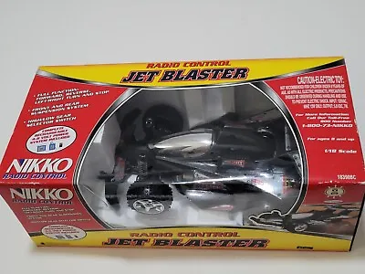 Vtg Nikko Jet Blaster Radio Controled RC Car 27 MHz 1/18 Scale New Open Box • $152.96