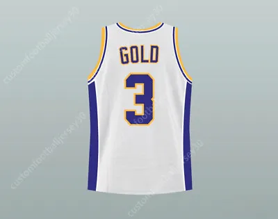 Custom Zac Efron Mark Gold Hayden High School Basketball Jersey S-6xl • $29.99
