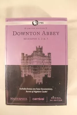 Downton Abbey Seasons 1-3 & Secrets Of Highclere Castle (DVD New Sealed) • $8.95