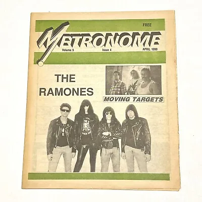 The Ramones Newspaper Magazine Piece In Metronome April 1990 Vol 5 Issue 4 VTG • $49.95