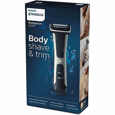 $318.99 • Buy Philips Norelco Bodygroom 7000 Body Shave & Trim, Lithium Ion BG7030/49 *NEW