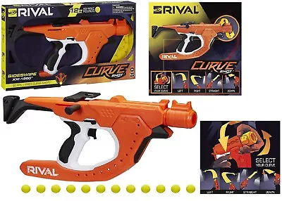 $122.40 • Buy NERF Rival Curve Shot Sideswipe XXI-1200 Blaster 12 Rounds Ages 1