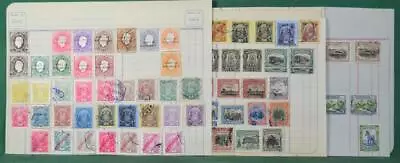 Mozambique Company Portuguese Colony Stamps On 8 Pages From Old Album  (z47) • $23.66