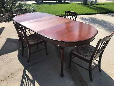 $660 • Buy Pennsylvania House Table + Three Leaves + Four Chairs = World's Happiest Home