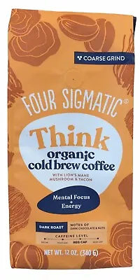 Four Sigmatic Think Organic Cold Brew Coffee W/ Lion’s Mane & Yacon 12oz Bag(G5) • $19.99