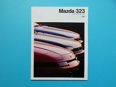 Brochure / Catalogue / Brochure Mazda 323 (BG) - LX GLX GLE And GT - 03/93 • $6.69