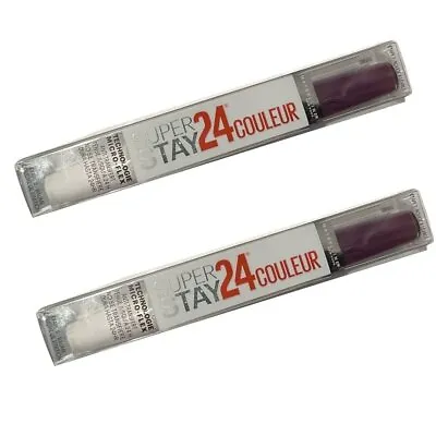 Pack Of 2 Maybelline New York SuperStay 24 Color 2-Step Liquid Lipstick... • $12.80