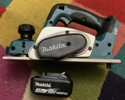 £95 • Buy 2022 Model Makita DKP180Z 18V Li-Ion LXT Cordless Planer & 3.0AH Battery,Working
