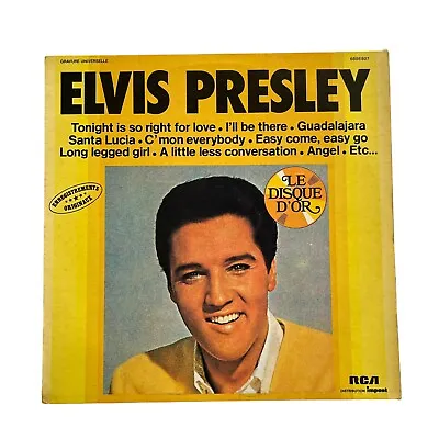 Elvis Presley LP Vinyl Record Album France Print 6886 807 Oldies Rock • $10