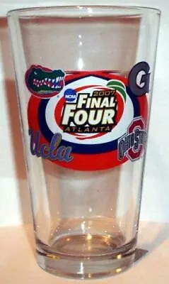 2007 FINAL FOUR FLORIDA GATORS Georgetown Hoyas UCLA BRUINS PINT GLASS NCAA Item • $11.98