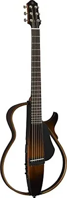 YAMAHA Silent Acoustic Guitar Steel Strings Brown SLG200S TBS NEW From Japan • £602.07