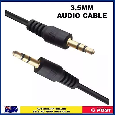 AUX Cable 3.5mm Stereo Audio Extension Male To Male Auxiliary Cord For Car Phone • $2.99