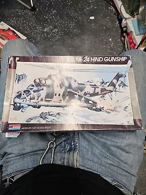 Monogram MIL Mi-24 Hind Gunship 1:48 1987 Model Kit Helicopter 5819  • $25