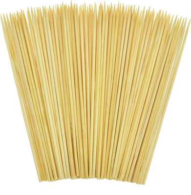 £4.92 • Buy 100 Pcs Bamboo Sticks 15cm Wooden Barbecue Skewers Sticks For BBQ Kebabs Fruit