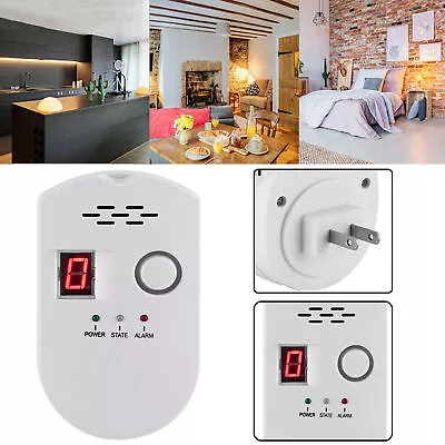 Digital Gas Leak Detector Alarm Sensor Propane Butane Methane Natural Gas US • $20