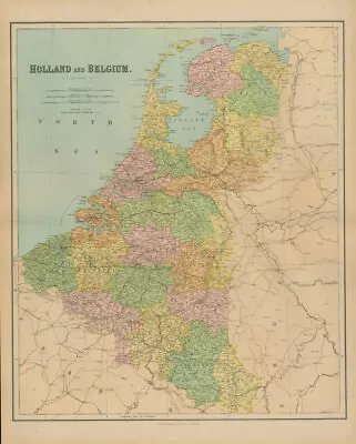 George Philips - 1894 Map Plates Philips General Atlas Of The World • $73.53