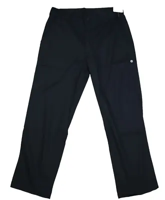 Chef Work Professional Pants Black Kitchen Cook Uniform Pants PSER-BLK Mens M • $32.99