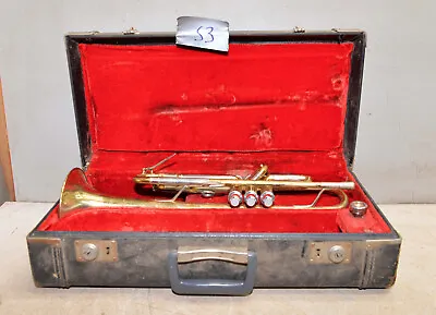 Lark Trumpet  Mouth Piece & Case Vintage Collectible Musical Instrument S3 • $69.99