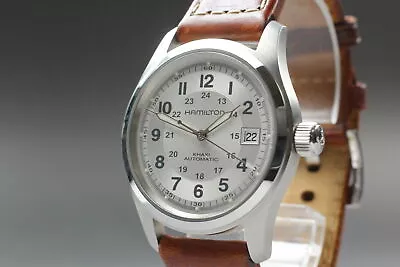 [Near Mint] Hamilton Khaki Field H704450 White Dial Automatic Men's Watch JAPAN • £346.59