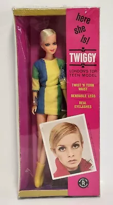 Vintage 1967 Mattel Twiggy Barbie Doll #1185 NRFB Factory Sealed  • $168