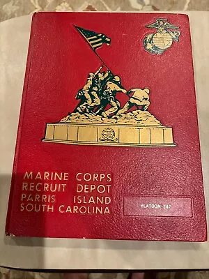 Marine Corps Recruit Depot Parris Island South Carolina Platoon 247 1976 • $25