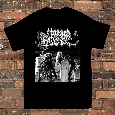 Morbid Angel T- Shirt Short Sleeve Cotton Black Women Men Size S To 5XL DA103 • $20.99