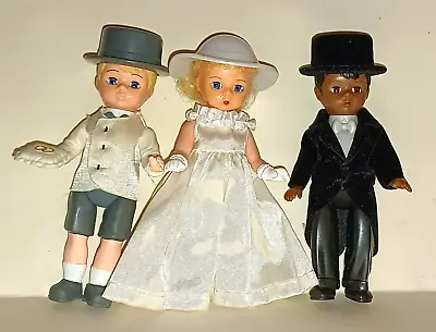 McDonald's Set Of 3 Madame Alexander Dolls 5  Bride Groom Ring Bearer • $26.99