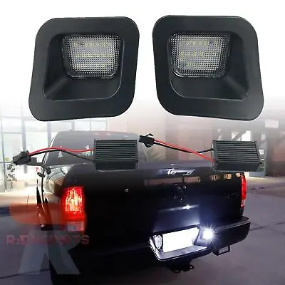 Pair 18 LED Rear License Plate Light Lamps For Dodge Ram 1500 2500 3500 2003-18 • $9.99