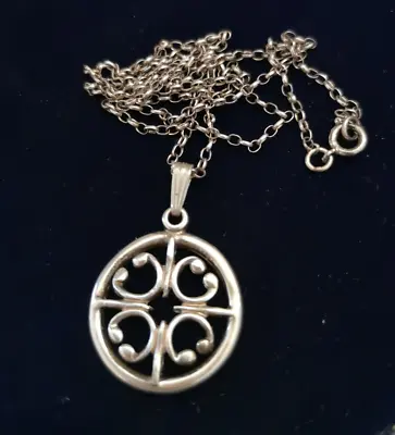 Ola Gorie OMG Sterling Silver St  Magnus Cross Pendant  Necklace Retails @ £140 • £40