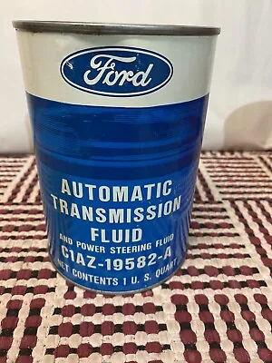 Vintage Ford Full Metal 1 Qt Automatic Transmission Fluid Can • $70