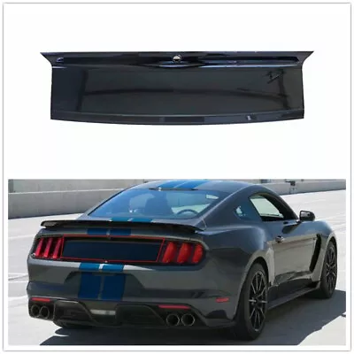 Black Car Rear Lid Trunk Decklid Panel Moulding Trim For Ford Mustang 2015-2023 • $157.69