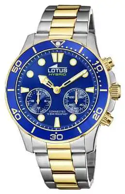 Lotus Men's Connected | Blue Dial | Two Tone Stainless Steel Bracelet L18801/1 • £235