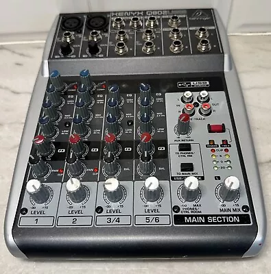 Behringer XENYX Q802USB 8-input 2-bus Mixer (Untested) No Power Cord • $29.99