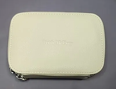 Trish McEvoy 7x5x3 Makeup Planner Cosmetic Travel White Bag • $54.99