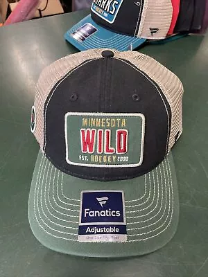 Minnesota Wild NHL Fanatics Cap Snapback Cotton Mesh Adjustable • $29.99