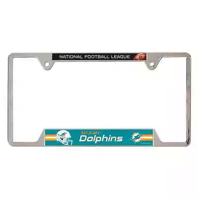 Miami Dolphins License Plate Frame Metal • $14