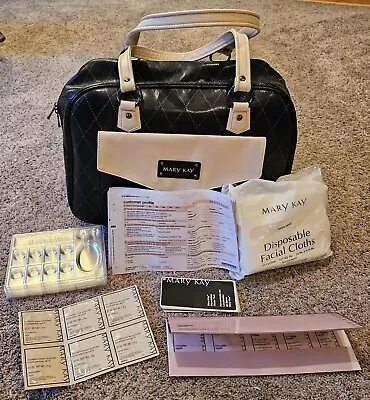 Mary Kay XL Consultant Case Travel Bag Tote Large Black Organizer W/ Extras NEW • $0.99