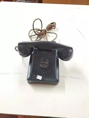 Vtg Bell System Western Electric F1 Black Hotel Desk Telephone No Dialer Phone • $39.99