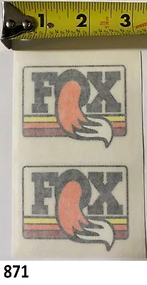 2! Fox Reservoir Sticker RM YZ KX CR 125 250 360 400 500 MX Vintage MX VMX Works • $12.87