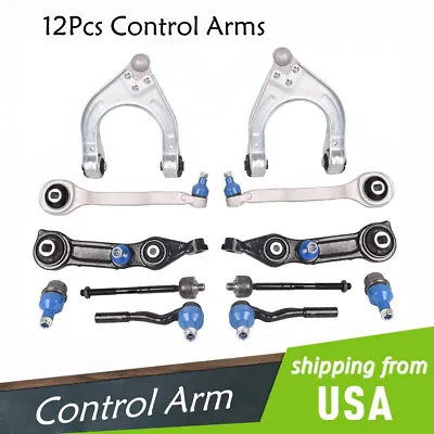 12Pcs Control Arms Tie Rod Ends Suspension Kit For Mercedes-Benz W211 E320 E350 • $205