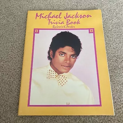 Vintage 1984 Michael Jackson Trivia Book Questions And Answers EUC • $8.95