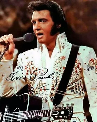 Elvis Presley #2 Reprint 8x10 Autographed Signed Photo Picture Man Cave Gift • $14.99