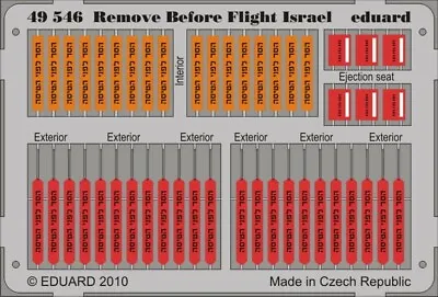 Eduard 1/48 Aircraft- Remove Before Flight Israel (painted) | 49546 • $13.99