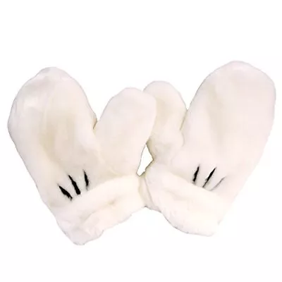 Mickey Mouse ( Hand ) White Mitton Gloves Disney Cold Goods Measures ( Tokyo Dis • $57.99