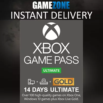 XBOX LIVE 14 Days Game Pass Ultimate And Gold Membership GLOBAL FAST DELIVERY • $7.99