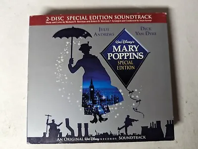 Mary Poppins Julie Andrews Dick Van Dyke David Tomlinson On Audio CD Album  • $8.99